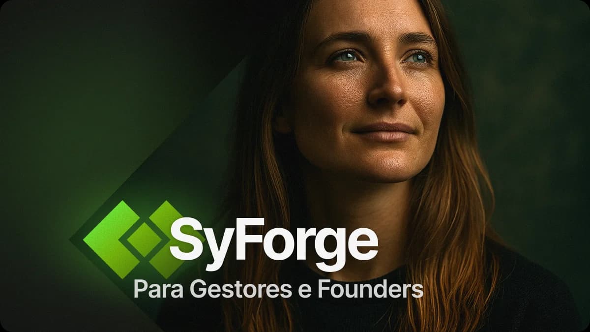 Mockup do mapa / organograma da SyForge