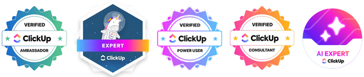 Certificações ClickUp